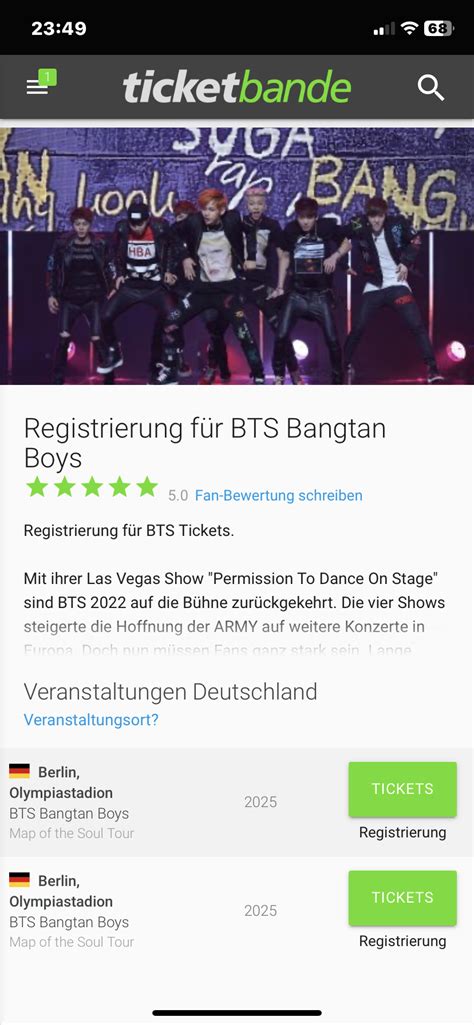 bts tickets|karten für bts konzert.